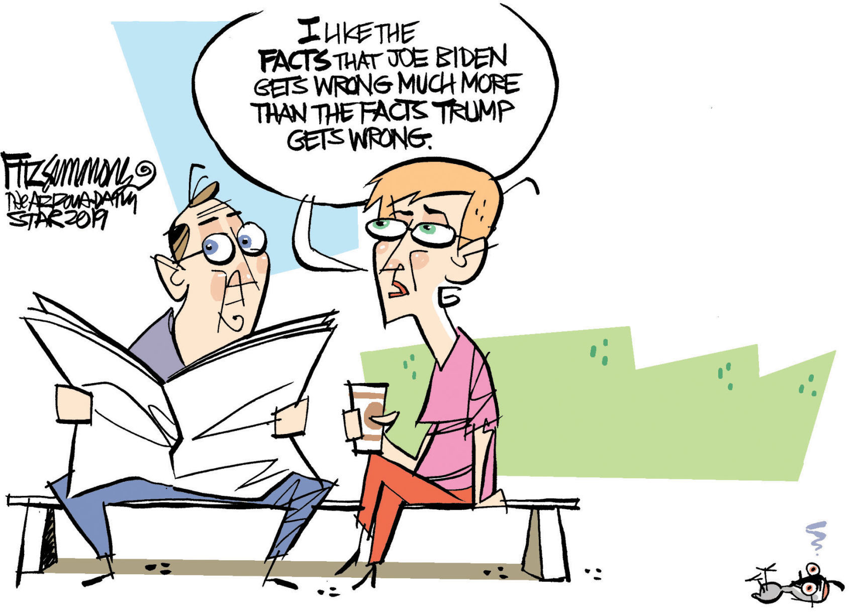 Daily Fitz Cartoon: Biden